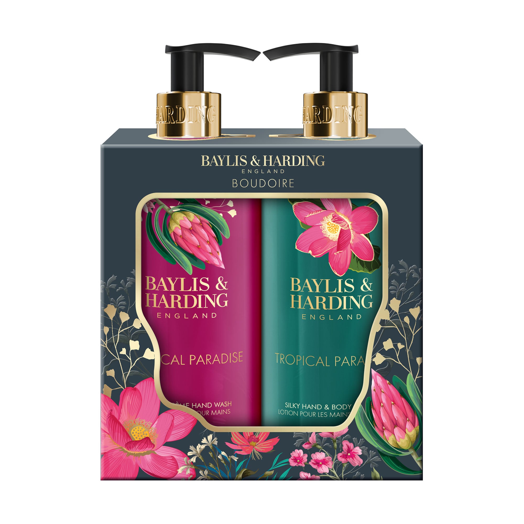 

Подарунковий набір Baylis & Harding Boudoire Tropical Paradise Luxury Hand Care Gift Set (мило, 300 мл + лосьйон, 300 мл)