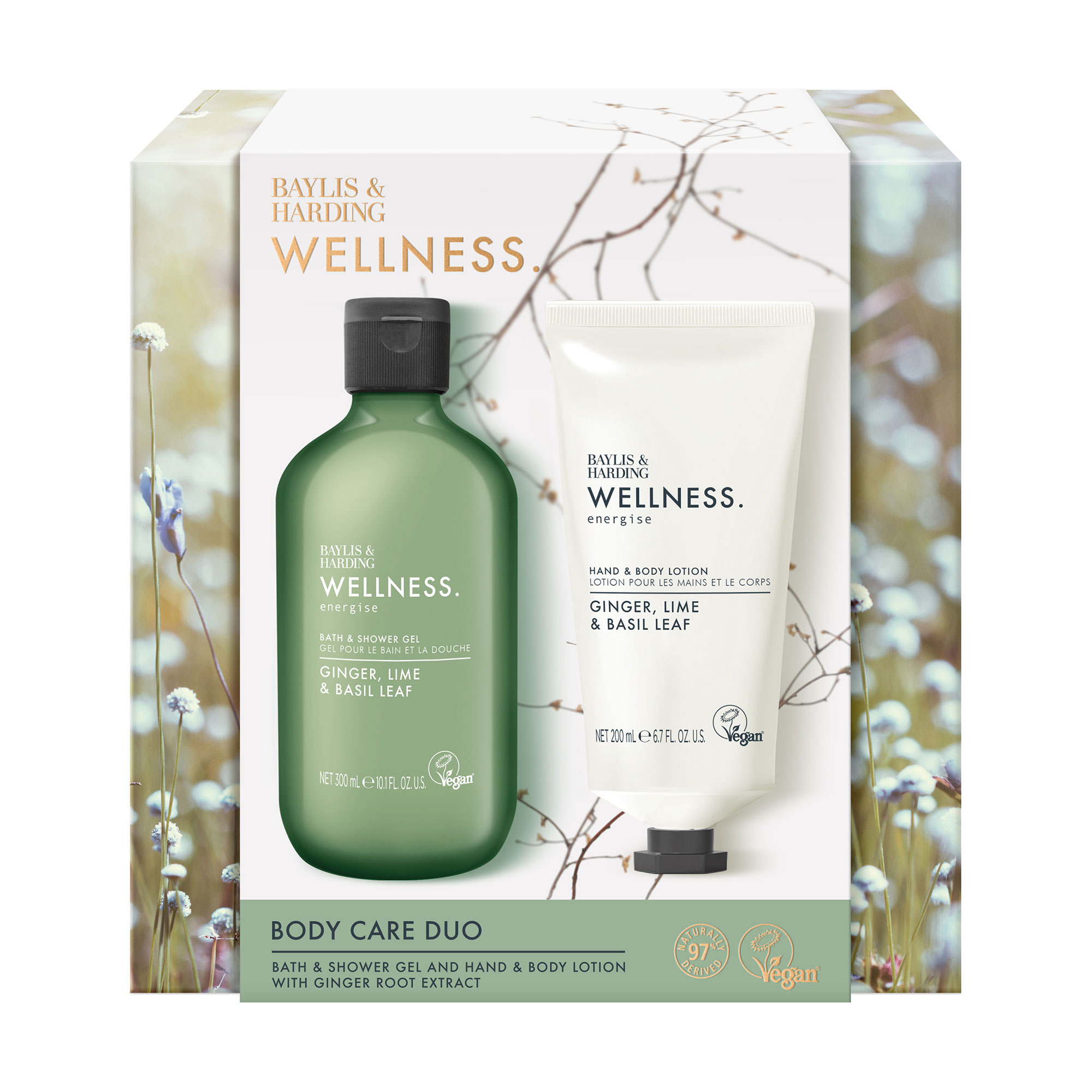 

Подарунковий набір Baylis & Harding Wellness Body Care Duo Gift Set (гель для душу, 300 мл + лосьйон, 200 мл)