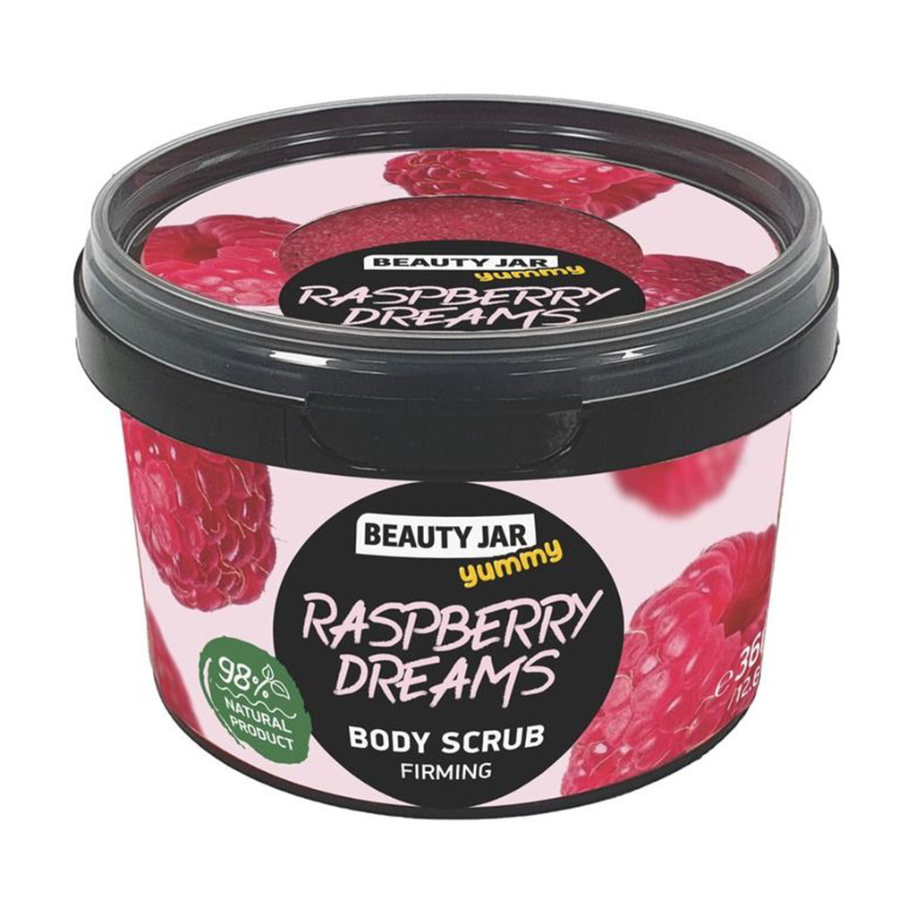

Скраб для тіла Beauty Jar Yummy Raspberry Dreams Firming Body Scrub Малинові мрії, 360 г
