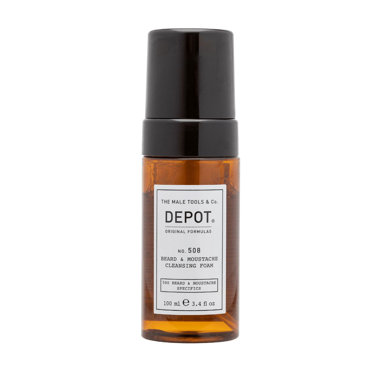 

Чоловіча пінка для очищення бороди та вус Depot 508 Beard & Moustache Cleansing Foam, 100 мл