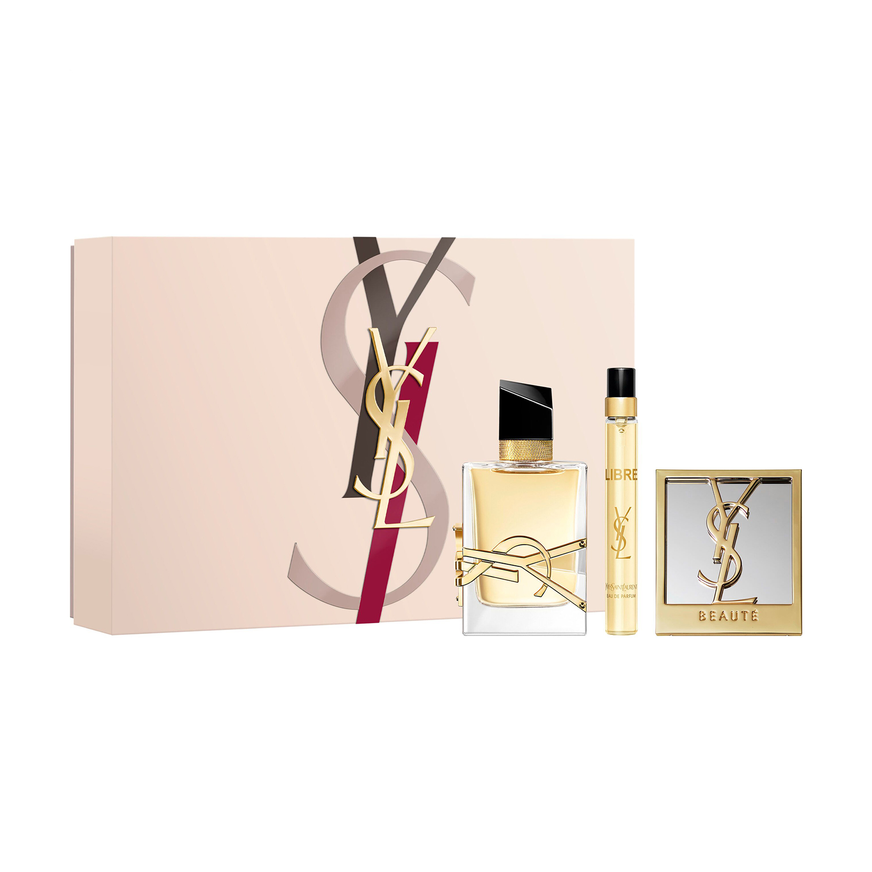 

Парфумований набір жіночий Yves Saint Laurent Libre (парфумована вода, 50 мл + парфумована вода, 10 мл + дзеркало)