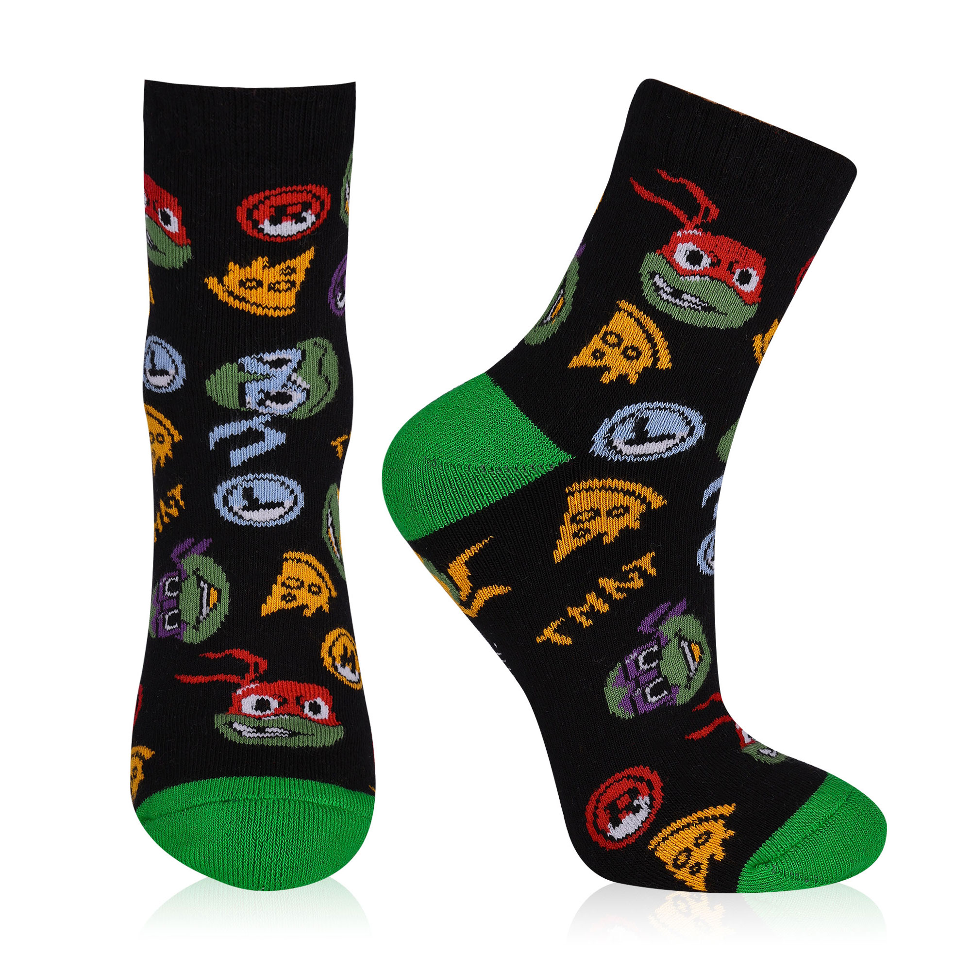 

Дитячі шкарпетки AmiGO махрові, Черепашки-ніндзя, розмір 22-24