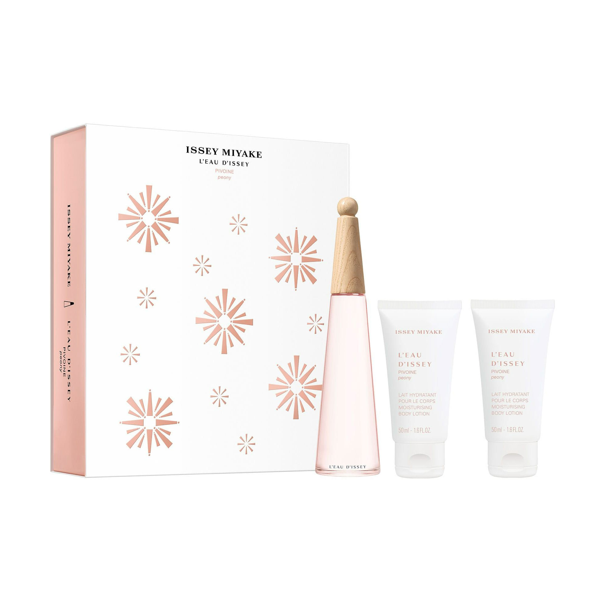 

Парфумований набір жіночий Issey Miyake L'eau D'issey Pivoine (туалетна вода, 50 мл + лосьйон для тіла, 2*50 мл)