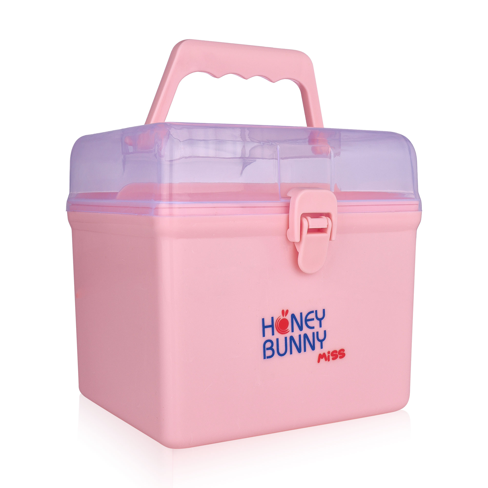 

Кейс Honey Bunny Miss для аксесуарів для волосся та дрібних іграшок, рожевий, 17*14 см