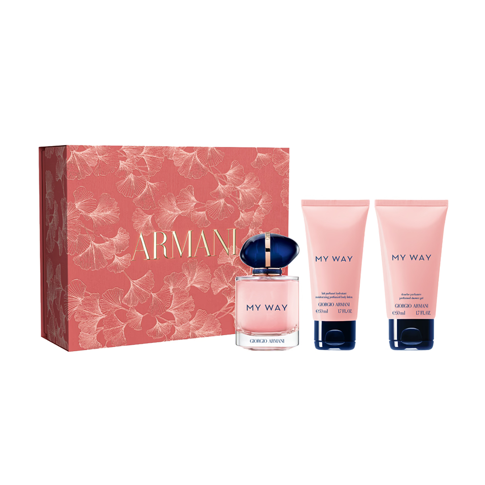 

Парфумований набір жіночий Giorgio Armani My Way Set (парфумована вода, 50 мл + гель для душу, 50 мл + лосьйон для тіла, 50 мл)