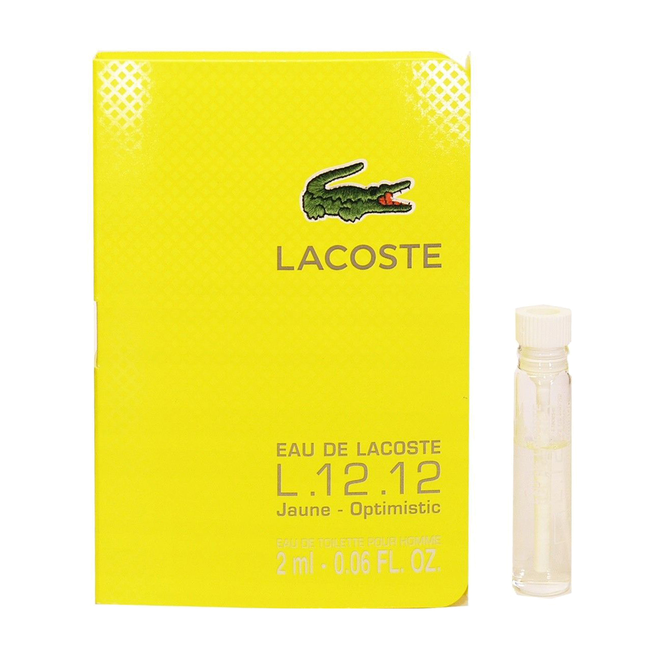 

Lacoste Eau de Lacoste L.12.12 Jaune Optimistic Туалетна вода чоловіча, 2 мл (пробник)