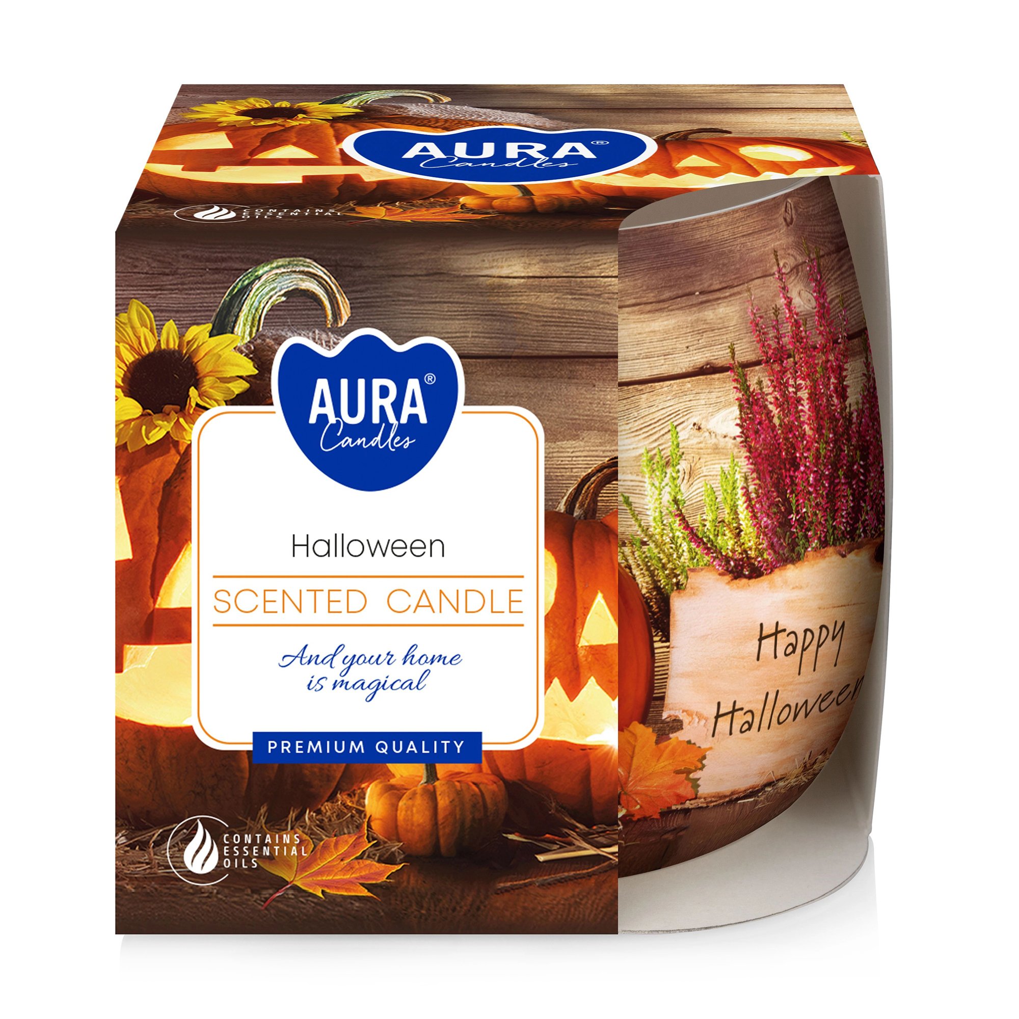 

Ароматична свічка Bispol Scented Candle Aura Halloween, 100 г (SN71S-466)