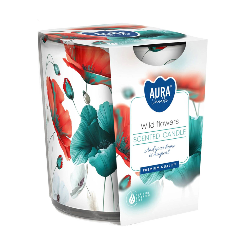 

Ароматична свічка Bispol Scented Candle Aura Wild Flowers, 100 г (SN72S-60)