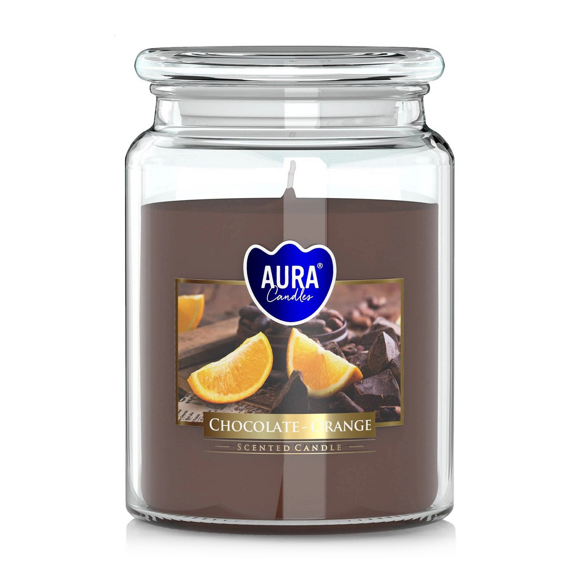 

Ароматична свічка в банці Bispol Scented Candle Aura Chocolate-Orange, 500 г (snd99-340)