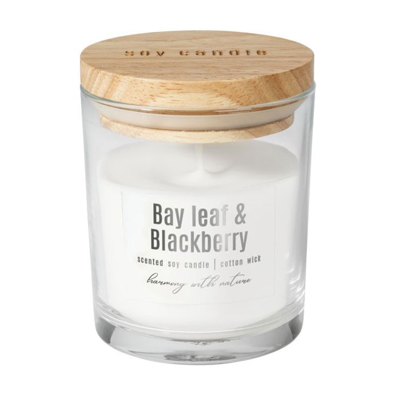 

Ароматична свічка Bispol Scented Soy Candles Bay Leaf & Blackberry, 130 г (sn73-325)