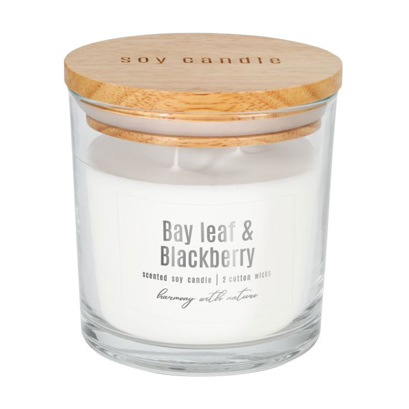 

Ароматична свічка Bispol Scented Soy Candles Bay Leaf & Blackberry, 300 г (sn173-325)