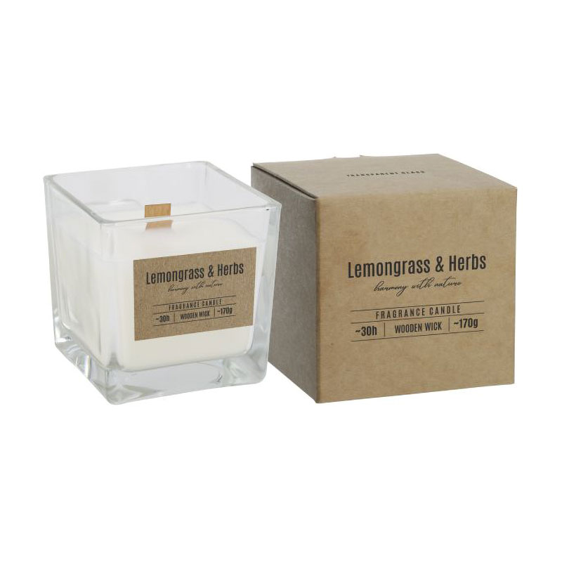 

Ароматична свічка в склянці Bispol Fragrances Candle Lemongrass & Herbs, 170 г (snk80-000-350)