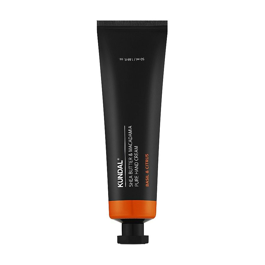 

Крем для рук Kundal Shea Butter & Macadamia Pure Hand Cream Basil & Citrus, 50 мл