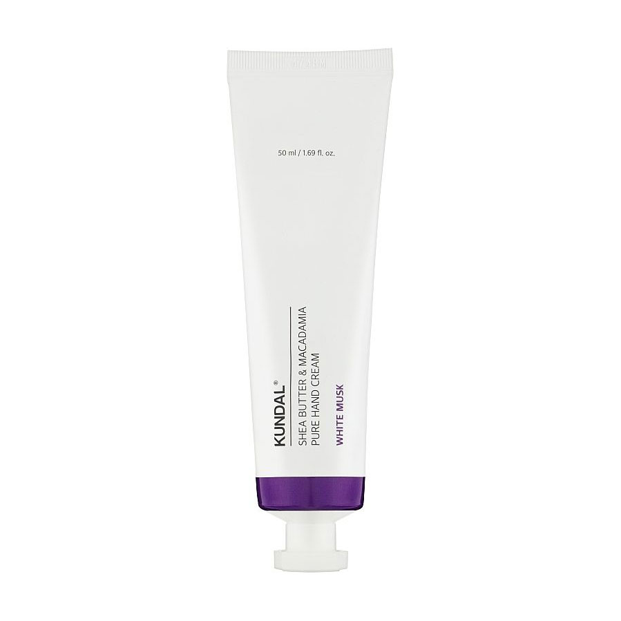 

Крем для рук Kundal Shea Butter & Macadamia Pure Hand Cream White Musk, 50 мл