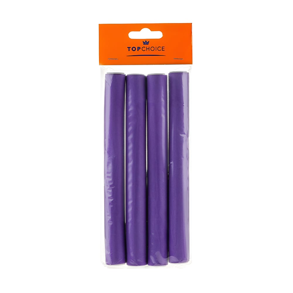 

Бігуді для волосся Top Choice фіолетові, діаметр 2 см, 4 шт (3684)