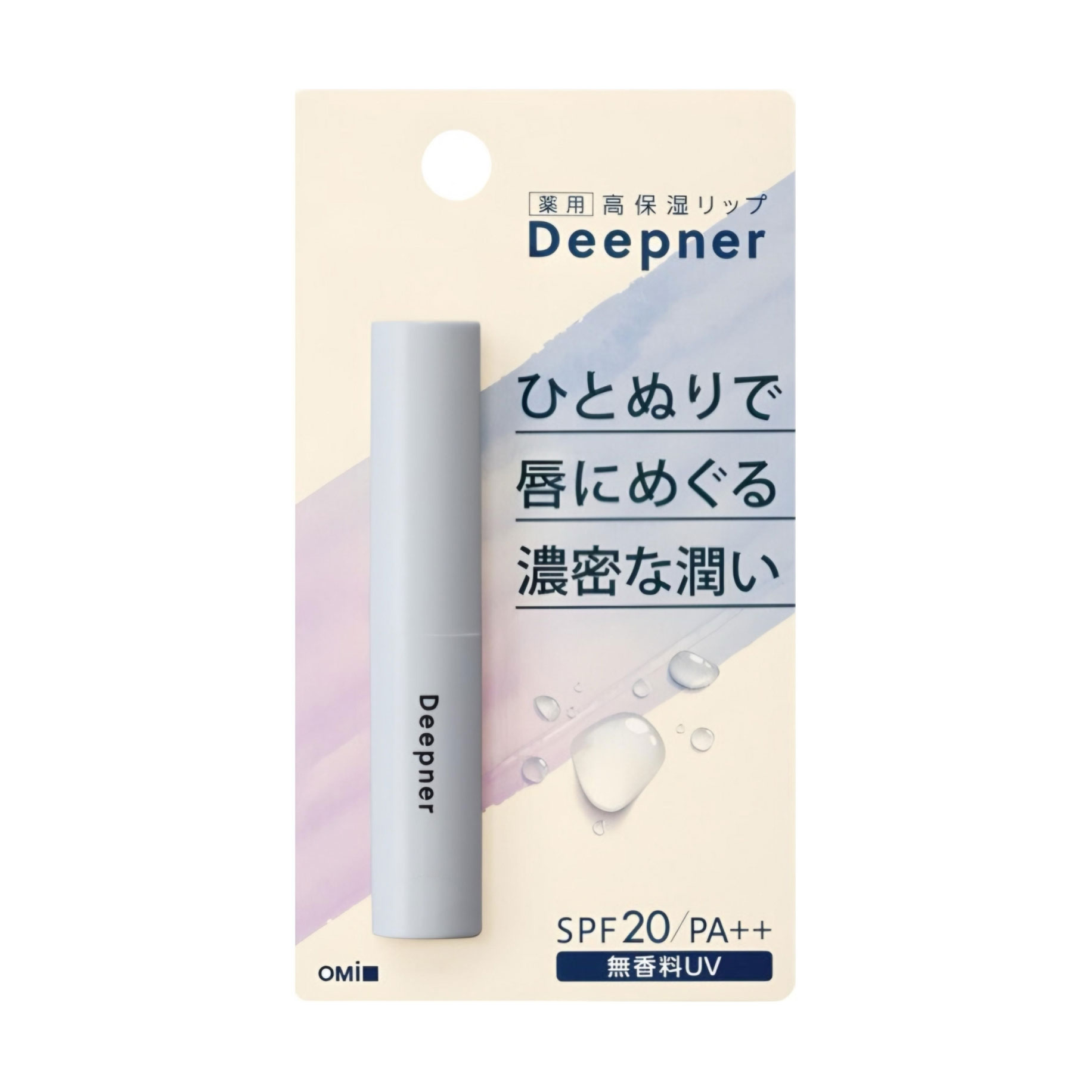 

Бальзам для губ Omi Brotherhood Menturm Deepner Clear Lip Stick, SPF 20, 2.3 г