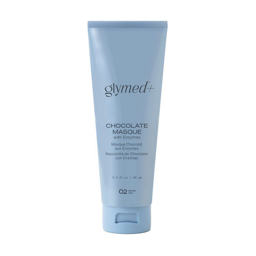

Кремоподібна відновлювальна маска для обличчя GlyMed Plus Chocolate Masque with Enzymes з какао, 56 г