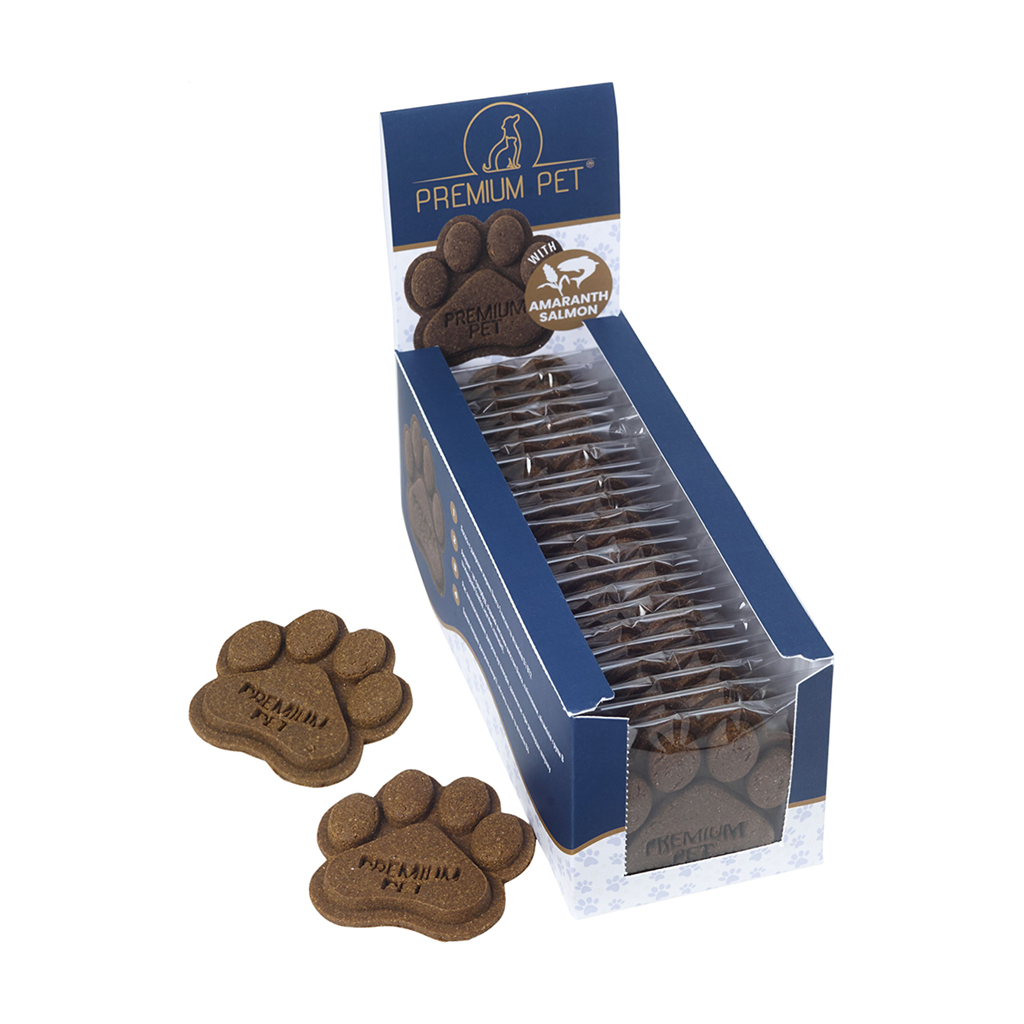 

Печиво для собак та котів Premium Pet Індичка-батат, 600 г, 24 шт