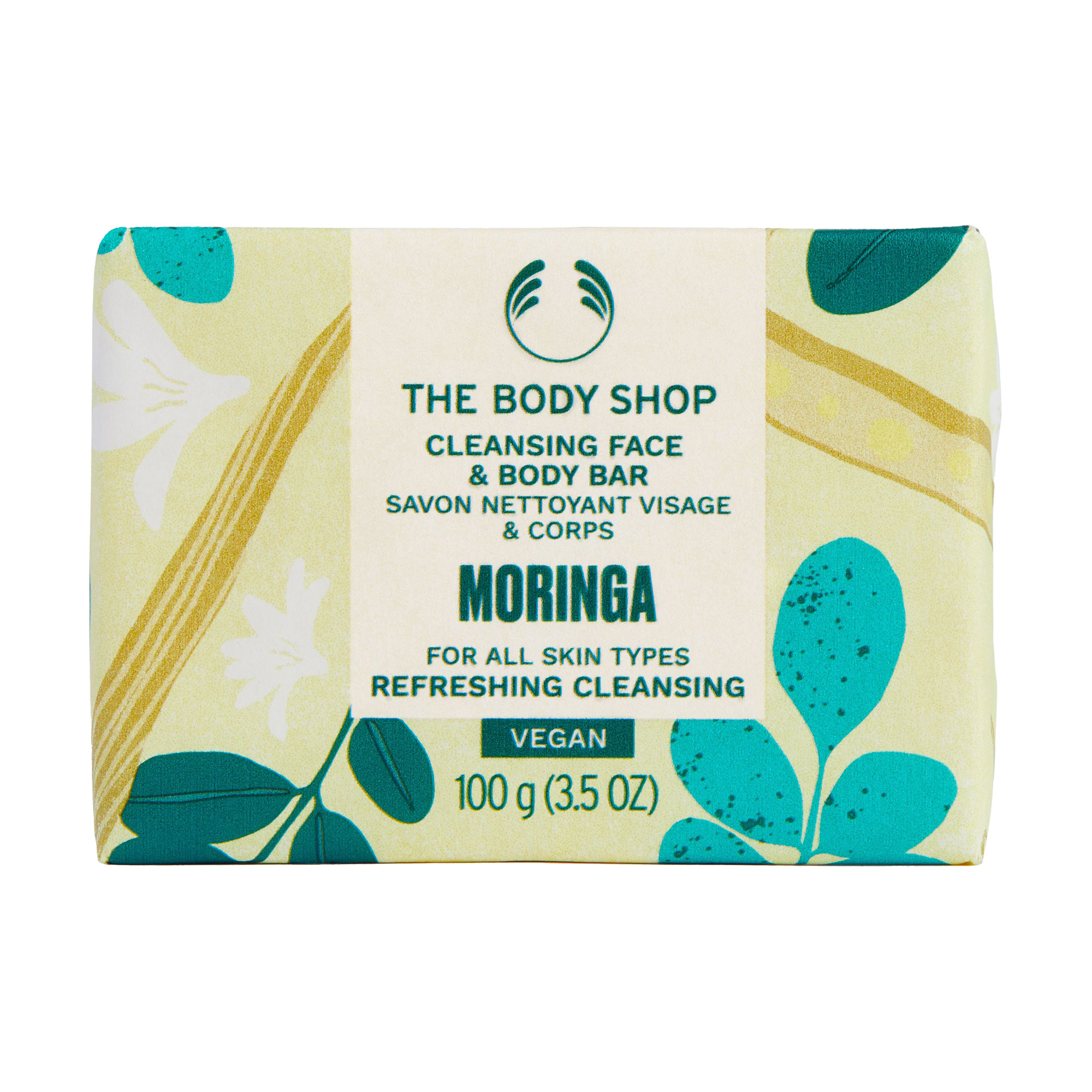 

Мило для обличчя та тіла The Body Shop Moringa Cleansing Face & Body Bar Морінга, 100 г