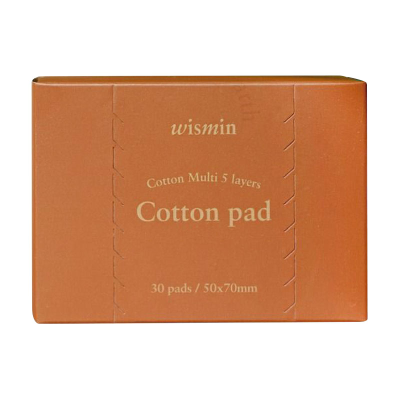 

Косметичні бавовняні подушечки Wismin Cotton Multi 5 Layers Cotton Pad, 30 шт