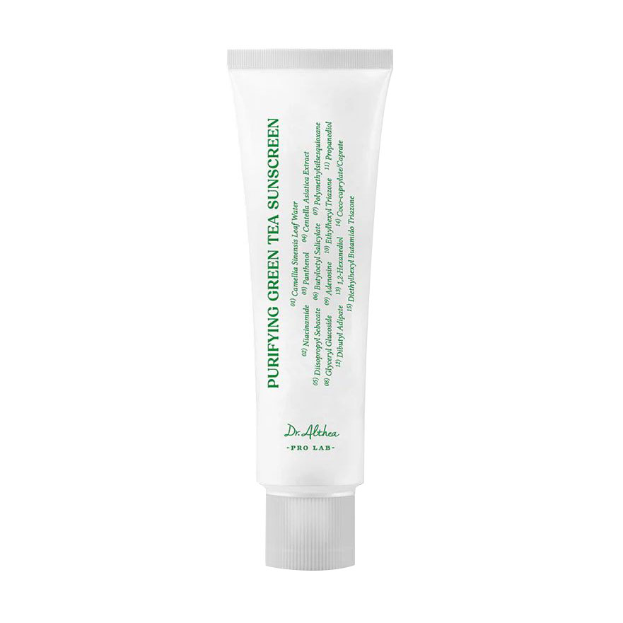 

Сонцезахисний крем для обличчя Dr.Althea Pro Lab Purifying Green Tea Sunscreen з екстрактом зеленого чаю, 50 мл