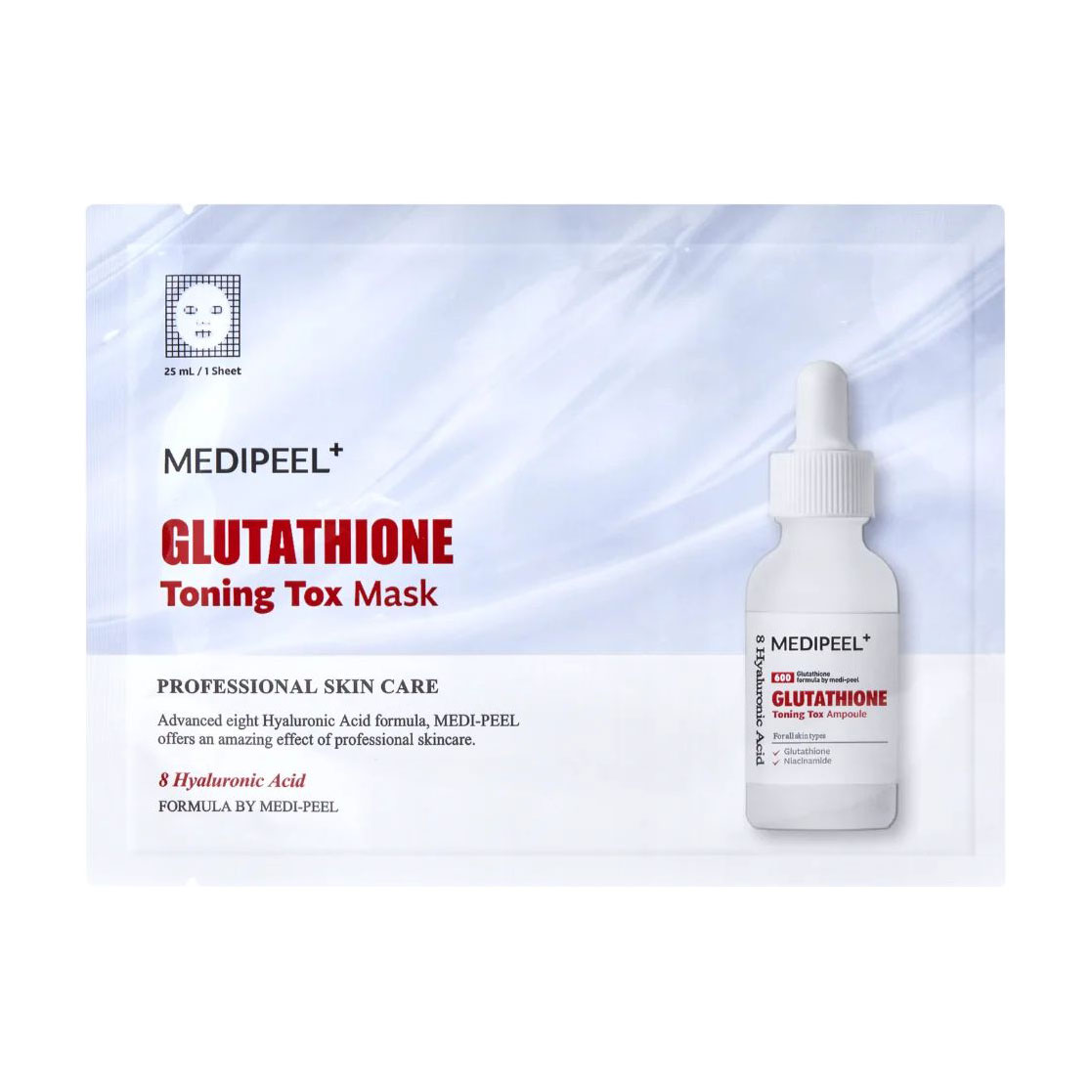 

Тканинна маска для обличчя Medi-Peel Glutathione Toning Tox Mask, 25 мл