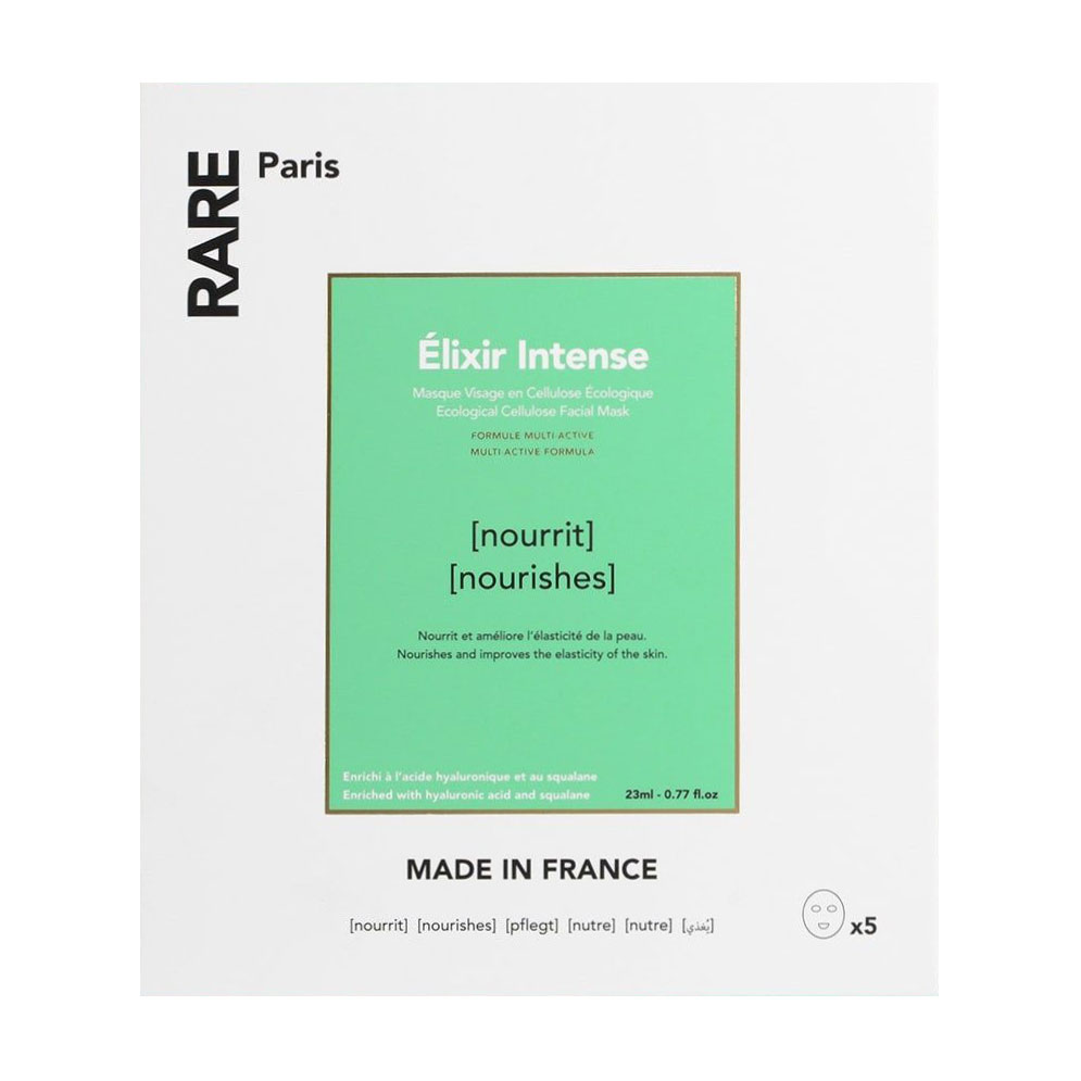 

Тканинна маска для обличчя RARE Paris Elixir Intense Nourishing Face Mask Box, 5*23 мл