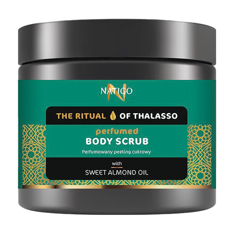 

Парфумований цукровий скраб для тіла Natigo The Ritual of Thalasso Perfumed Body Scrub з олією солодкого мигдалю, 650 г