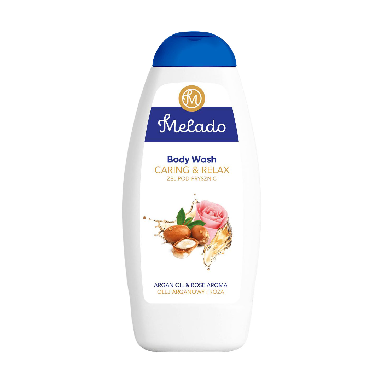 

Гель для душу Melado Caring & Relax Body Wash з ароматом троянди та арганової олії, 750 мл