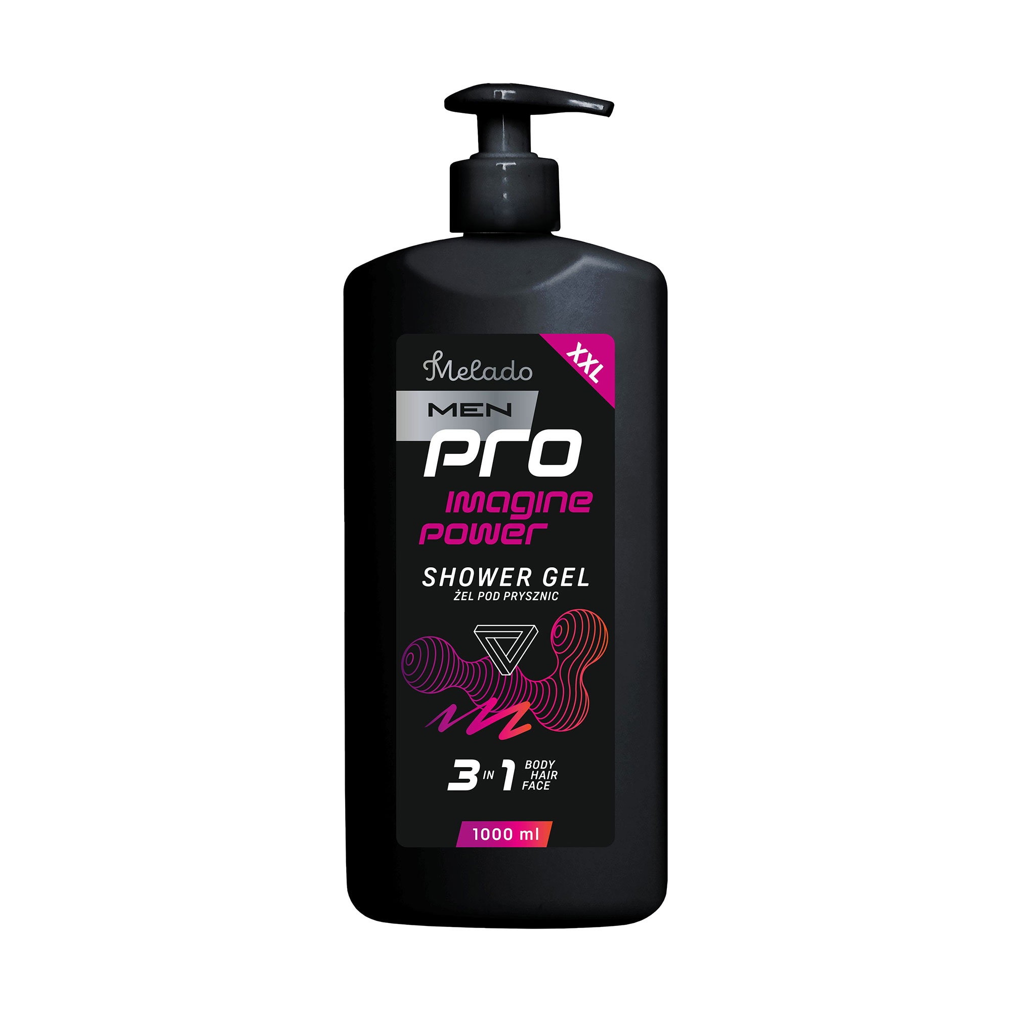 

Чоловічий гель для душу 3 в 1 Melado Men Pro Imagine Power Shower Gel, 1 л