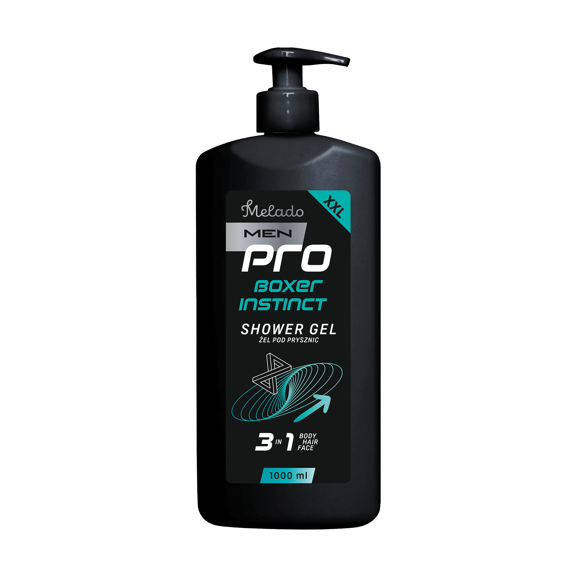 

Чоловічий гель для душу 3 в 1 Melado Men Pro Boxer Instinct Shower Gel, 1 л