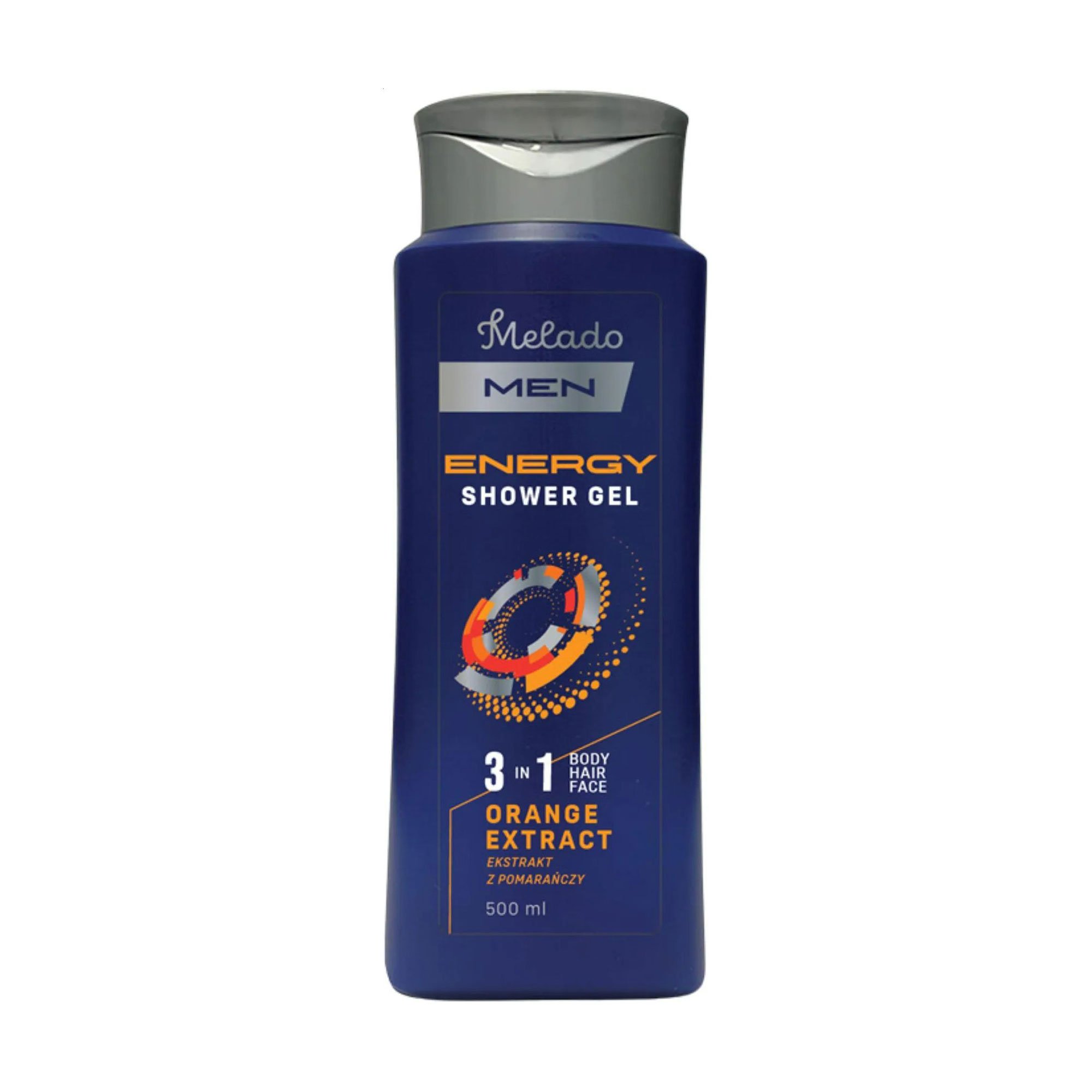 

Чоловічий гель для душу 3 в 1 Melado Men Energy Shower Gel з екстрактом апельсину, 500 мл