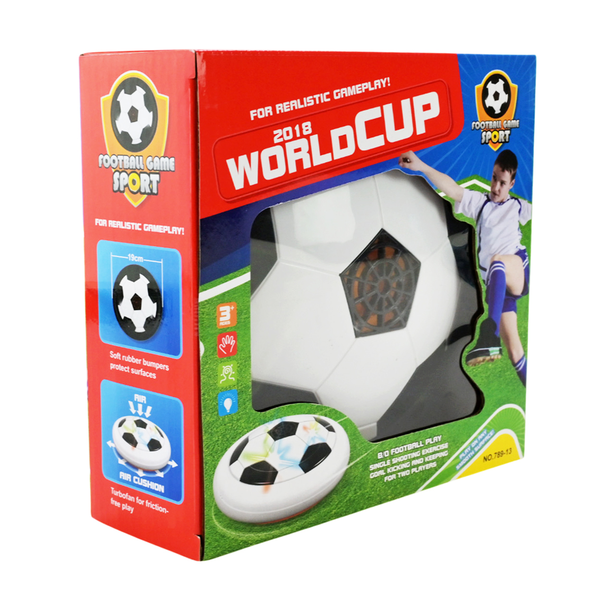 

Дитяча іграшка Shantou Jinxing Аерофутбол, зі світлом, від 3 років (789-13)