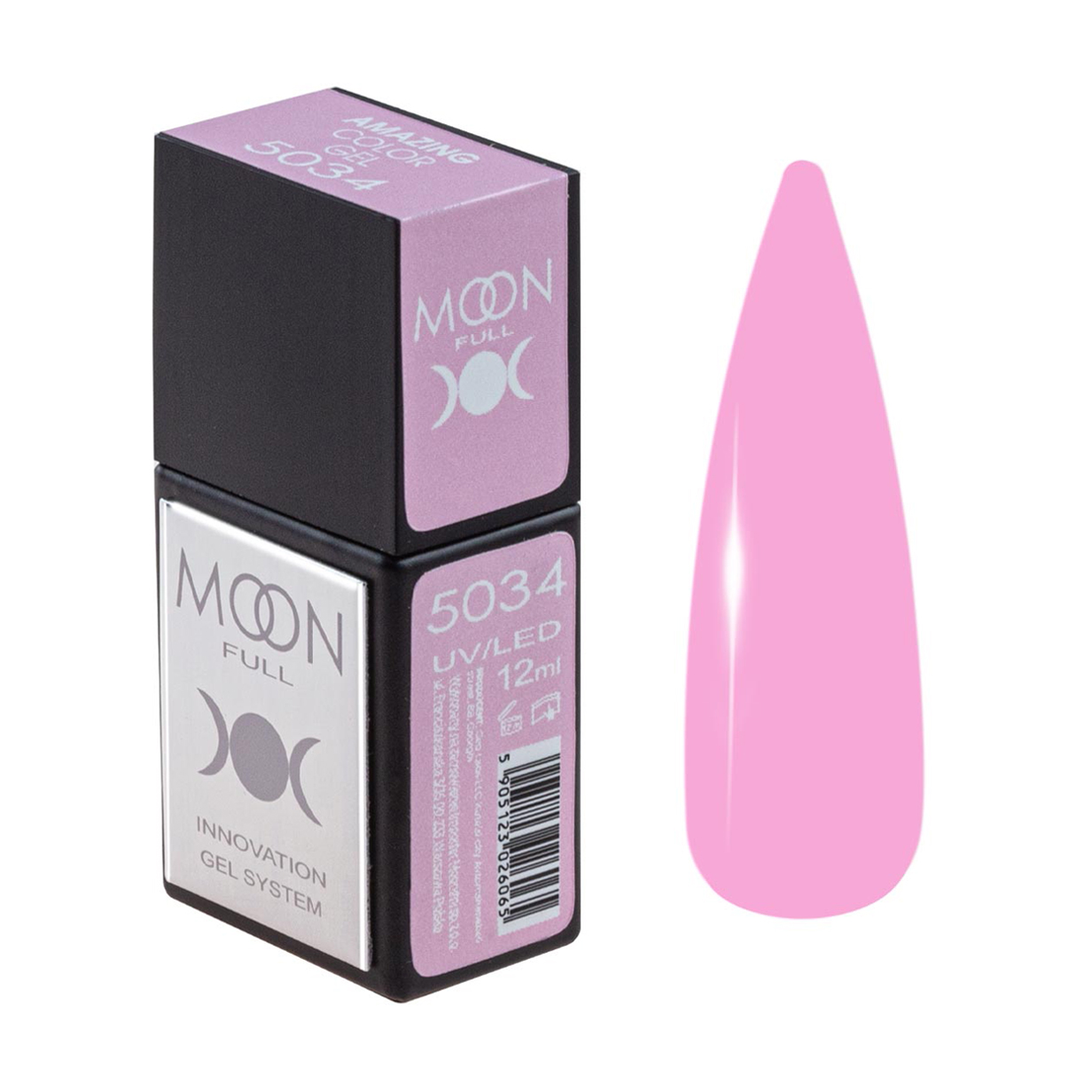 

Гель-лак для нігтів Moon Full Amazing Color Gel Polish 5034, 12 мл