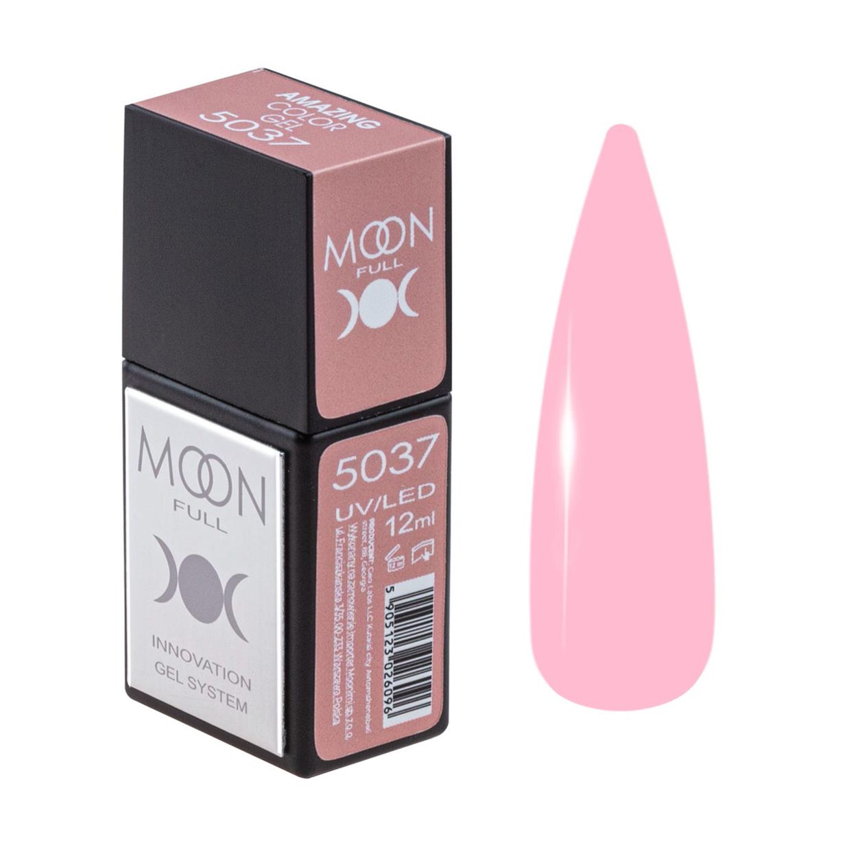 

Гель-лак для нігтів Moon Full Amazing Color Gel Polish 5037, 12 мл