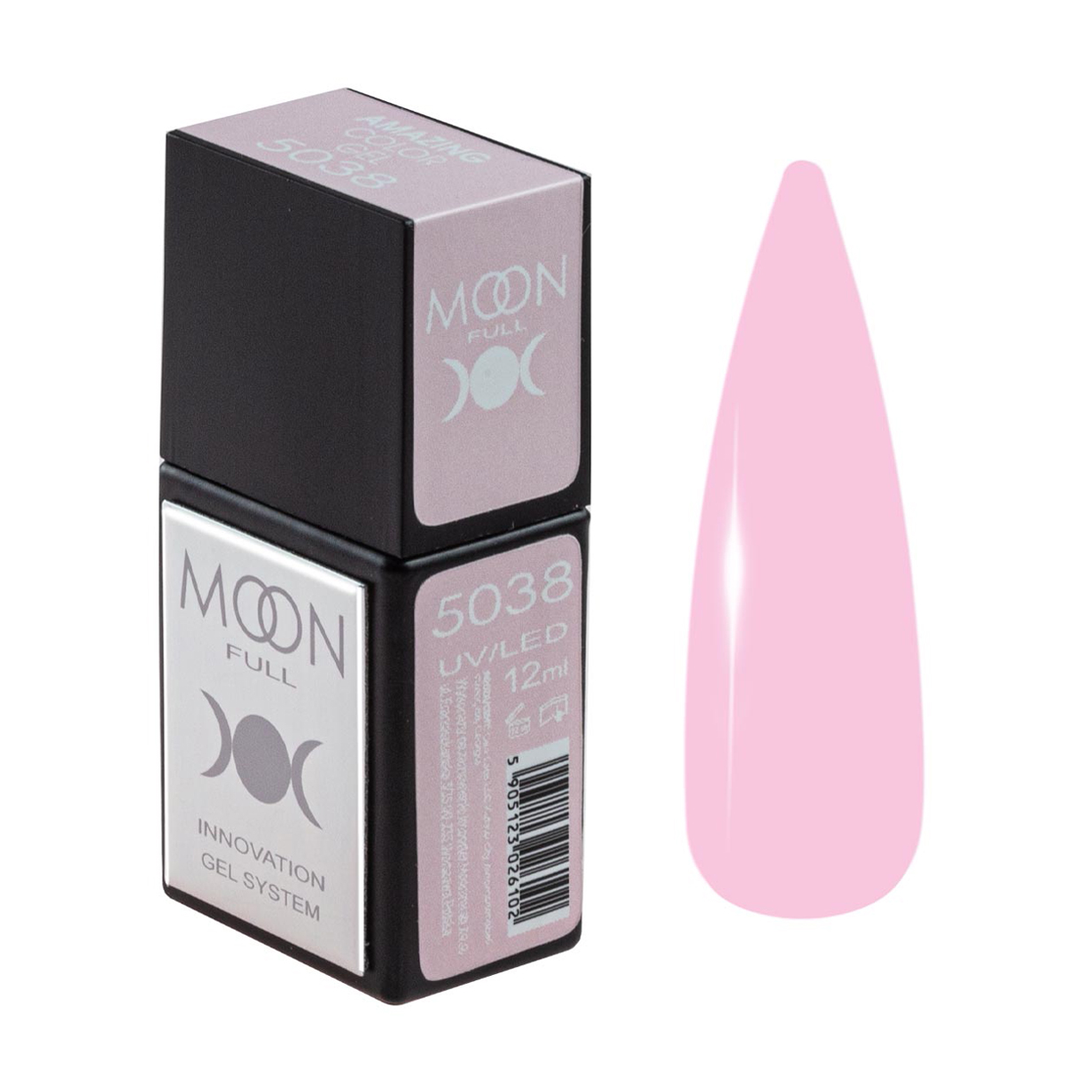 

Гель-лак для нігтів Moon Full Amazing Color Gel Polish 5038, 12 мл