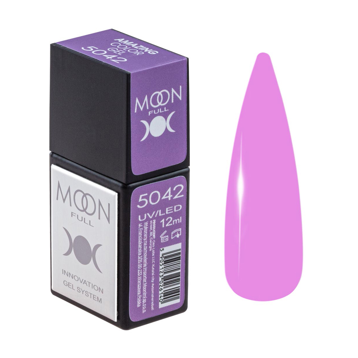 

Гель-лак для нігтів Moon Full Amazing Color Gel Polish 5042, 12 мл