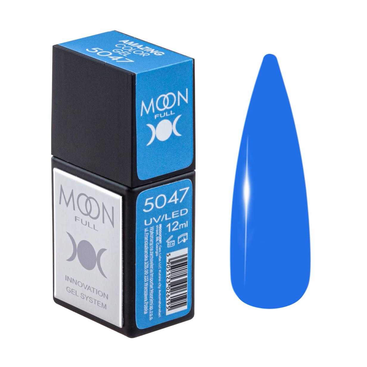 

Гель-лак для нігтів Moon Full Amazing Color Gel Polish 5047, 12 мл