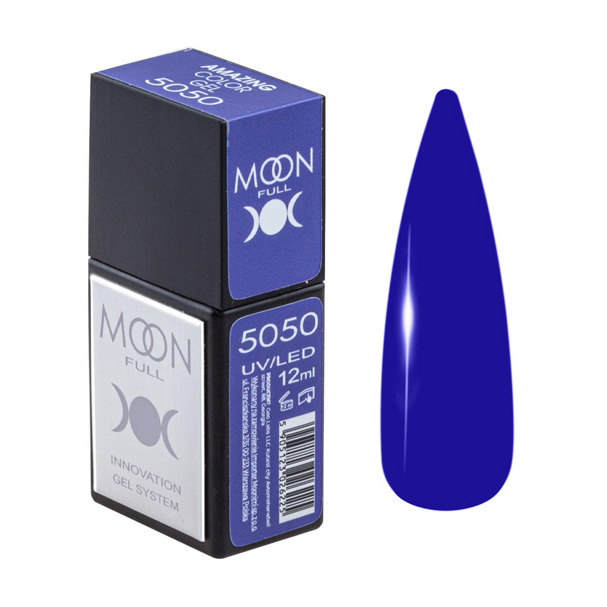

Гель-лак для нігтів Moon Full Amazing Color Gel Polish 5050, 12 мл