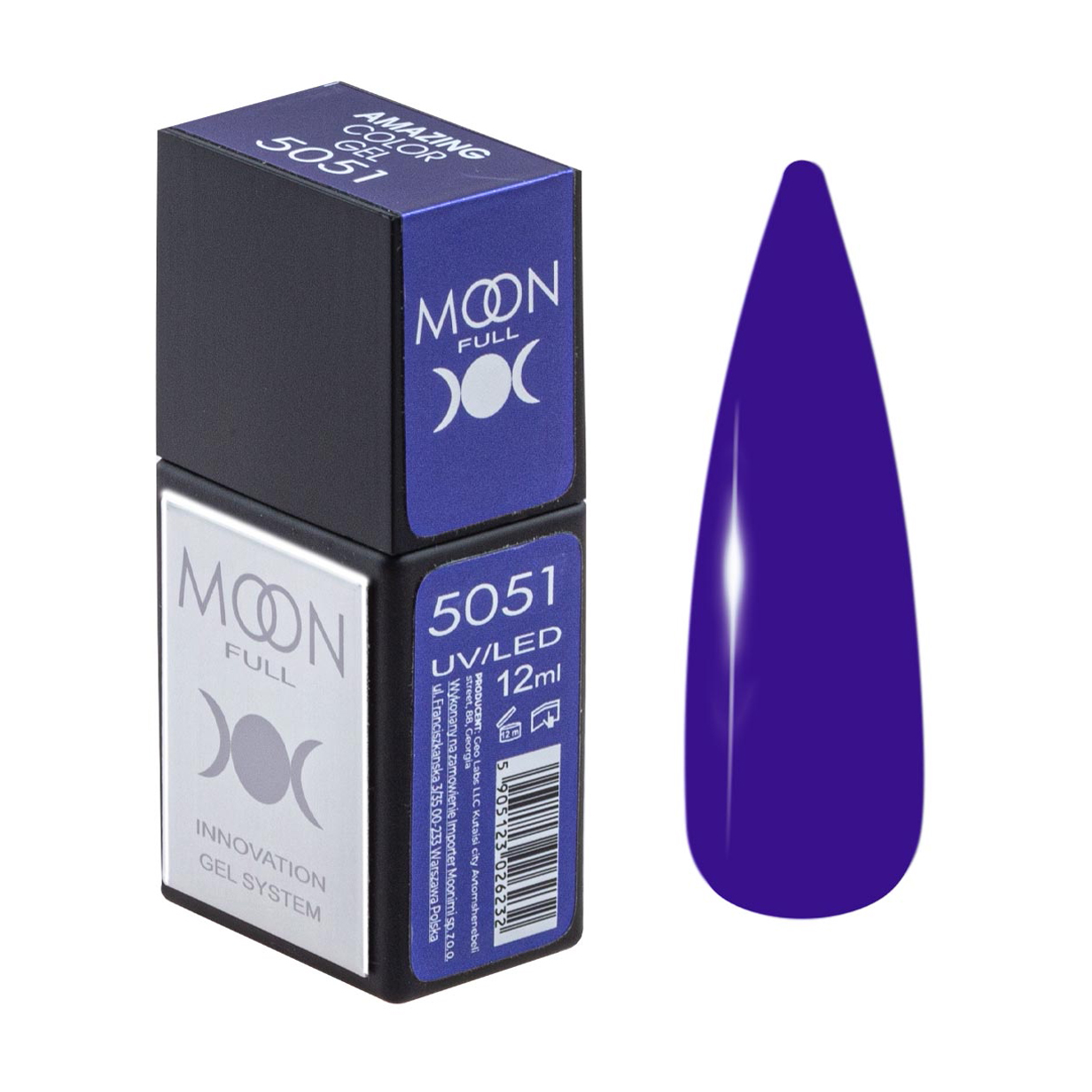 

Гель-лак для нігтів Moon Full Amazing Color Gel Polish 5051, 12 мл