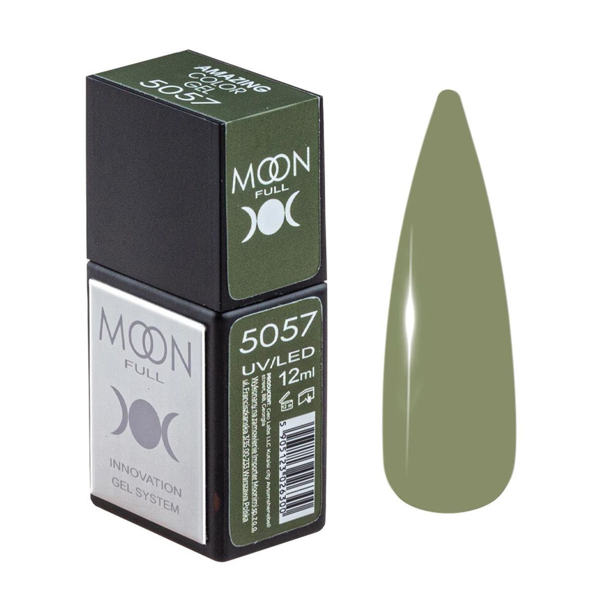 

Гель-лак для нігтів Moon Full Amazing Color Gel Polish 5057, 12 мл