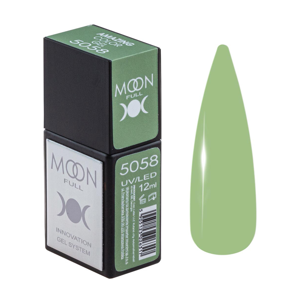 

Гель-лак для нігтів Moon Full Amazing Color Gel Polish 5058, 12 мл