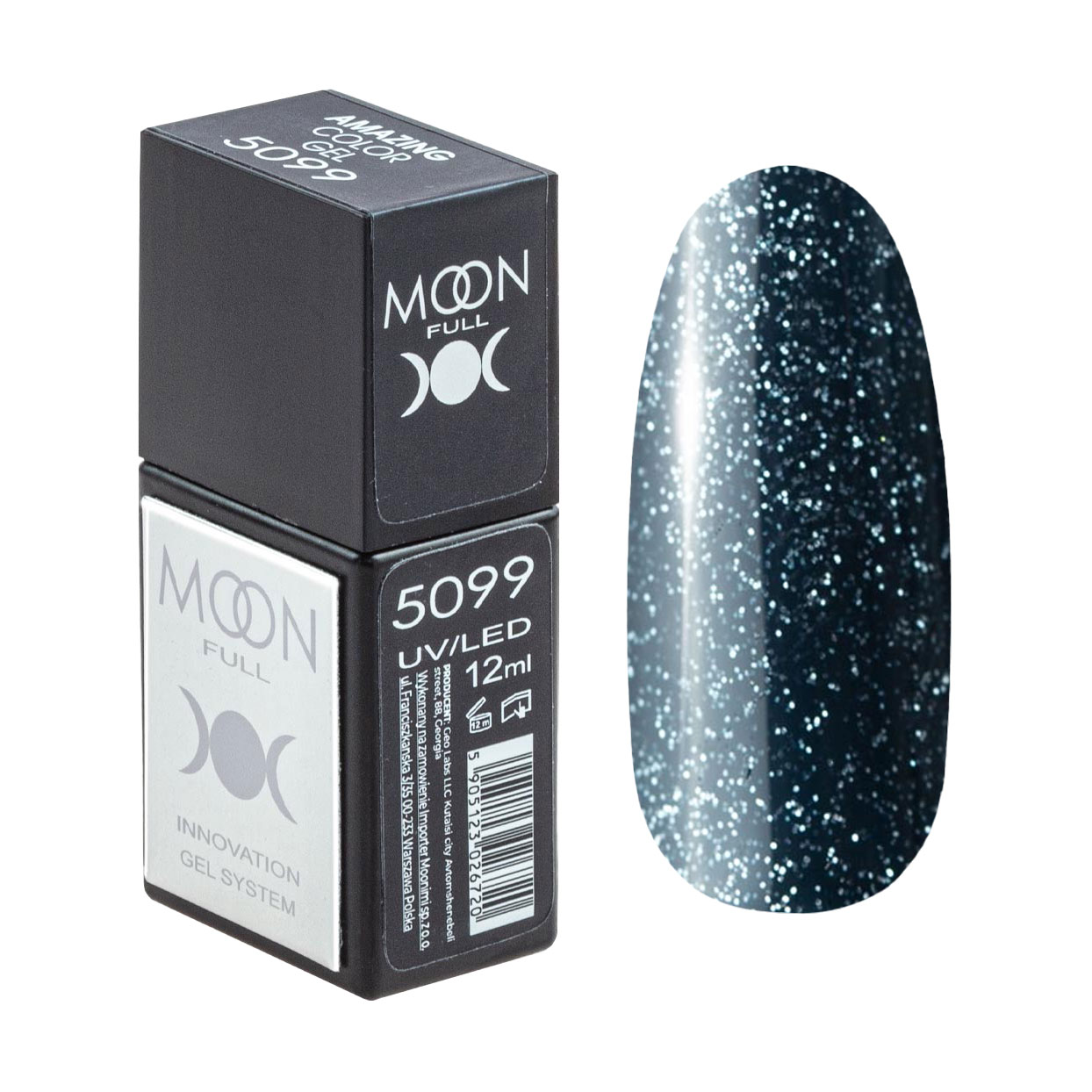 

Гель-лак для нігтів Moon Full Amazing Color Gel Polish 5099, 12 мл