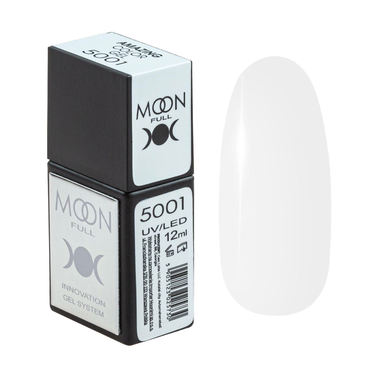 

Гель-лак для нігтів Moon Full Amazing Color Gel Polish 5001, 12 мл