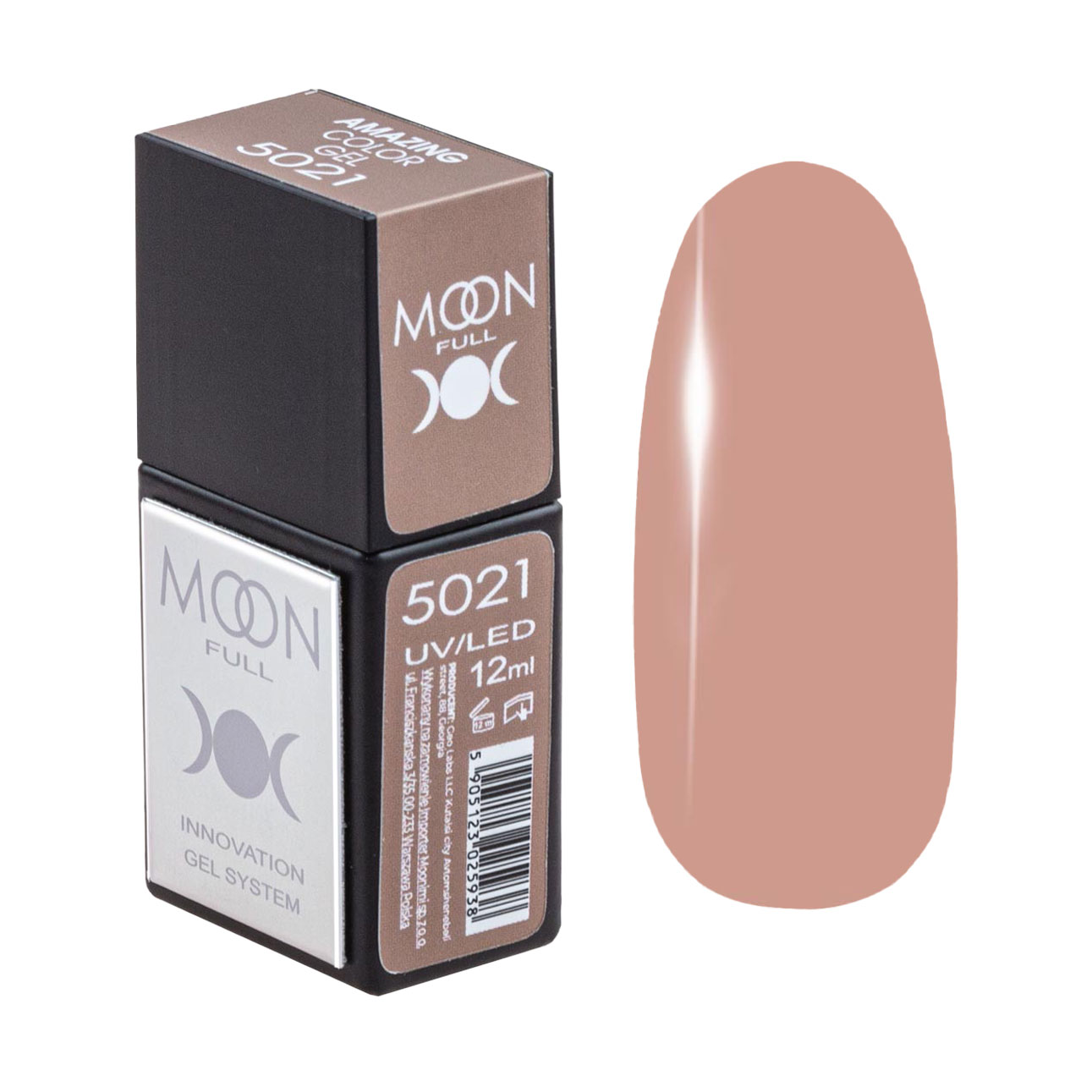 

Гель-лак для нігтів Moon Full Amazing Color Gel Polish 5021, 12 мл
