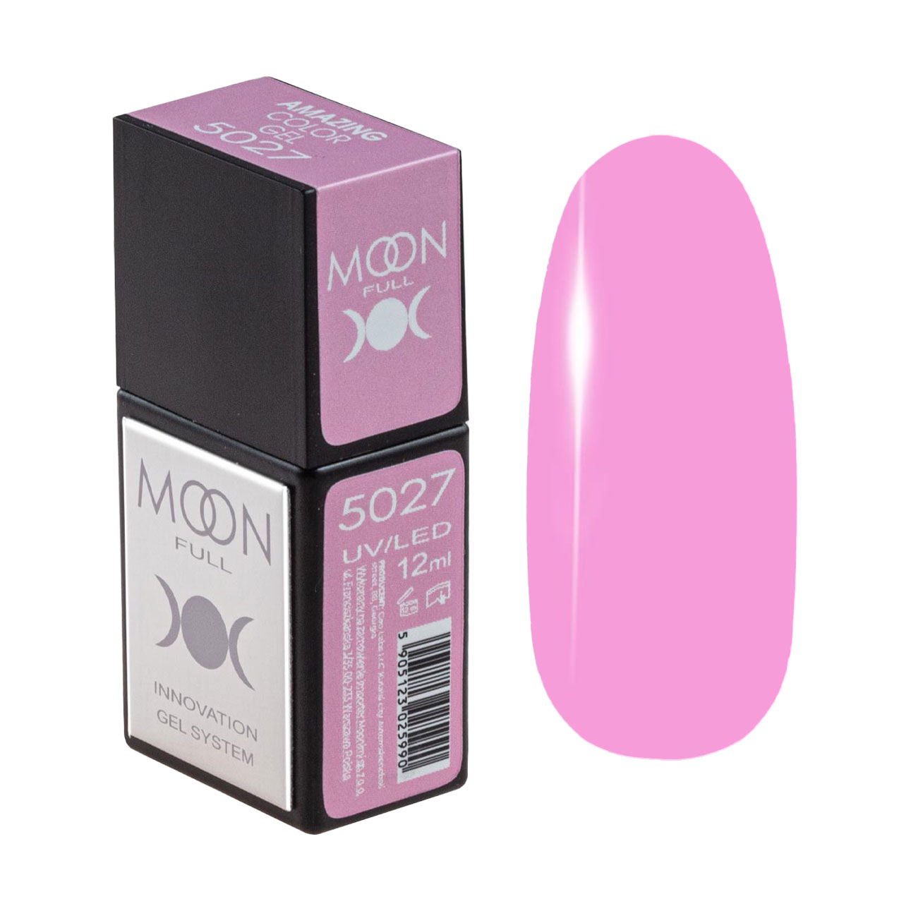 

Гель-лак для нігтів Moon Full Amazing Color Gel Polish 5027, 12 мл