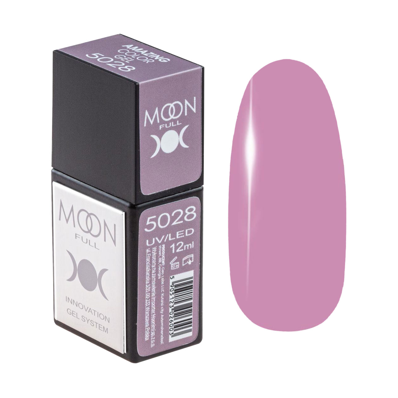 

Гель-лак для нігтів Moon Full Amazing Color Gel Polish 5028, 12 мл