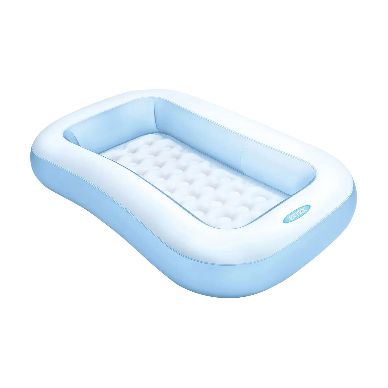 

Дитячий надувний басейн Intex Прямокутний, блакитний, від 2 років, 166*100*28 см (57403)