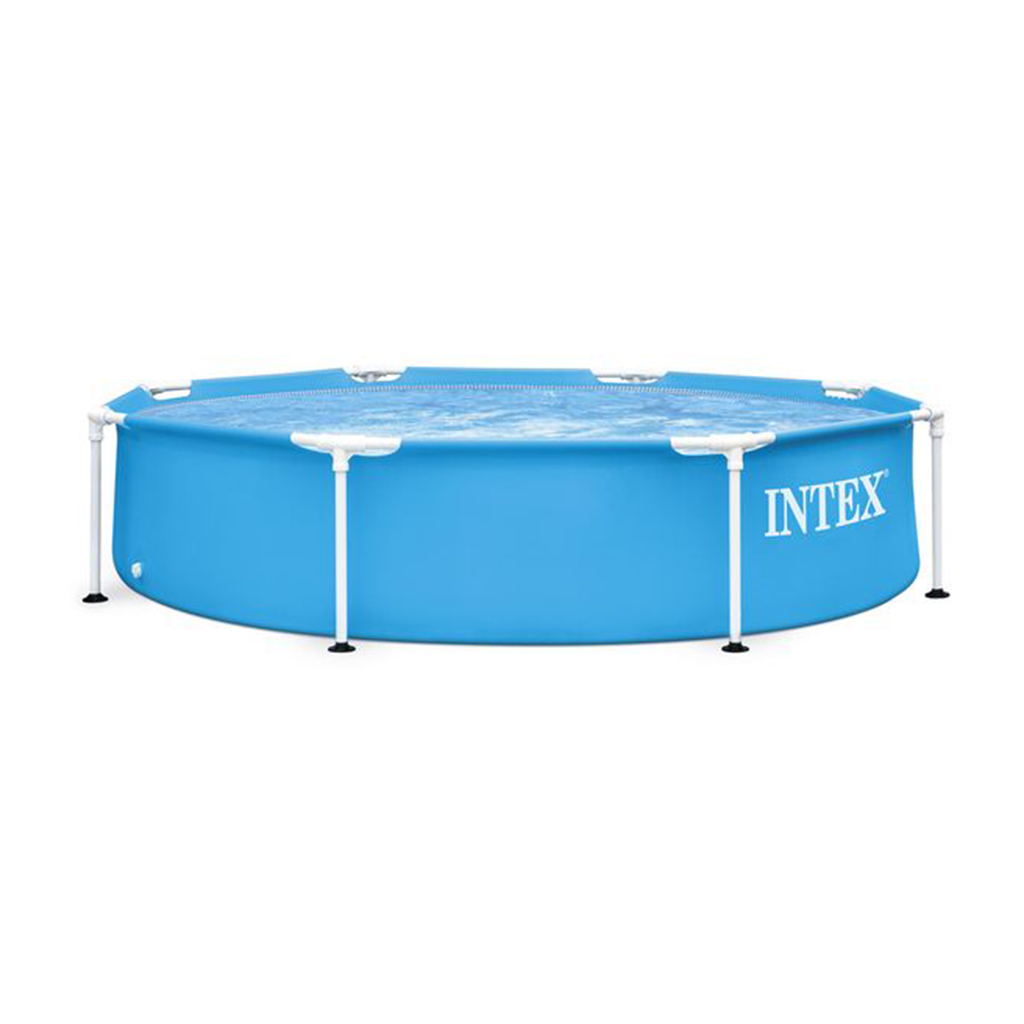 

Дитячий каркасний басейн Intex Metal Frame Pool круглий, блакитний, від 6 років, 244*51 см (28205)