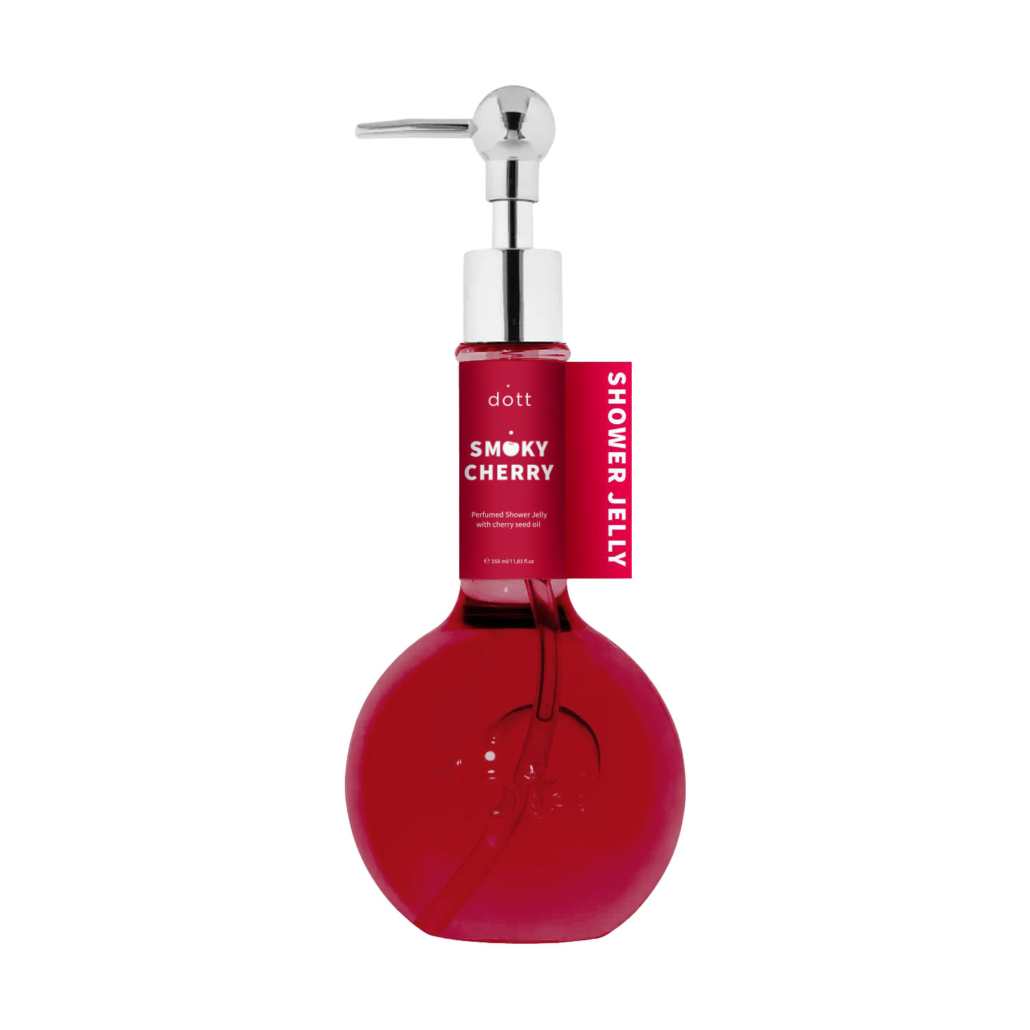 

Парфумоване гель-желе для душу Dott Smoky Cherry з олією вишневих кісточок, 350 мл